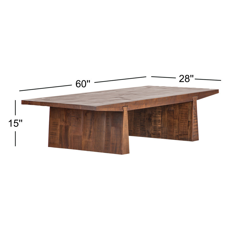 Loon Peak® Janke Reclaimed Wood Coffee Table - Rustic & Reviews